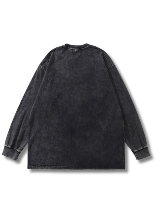 Lucas - Casual long sleeve T-shirt with Anime Print