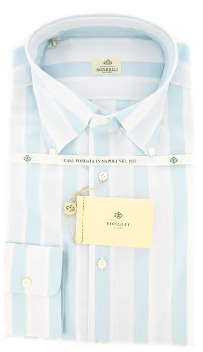 Luigi Borrelli Light Blue Shirt – Size: 15.75 US / 40 EU