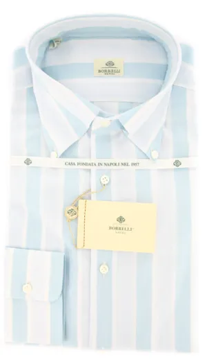 Luigi Borrelli Light Blue Shirt – Size: 15.75 US / 40 EU