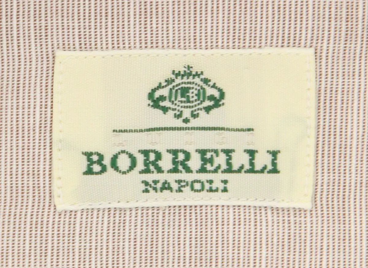 Luigi Borrelli Light Brown Shirt - Slim