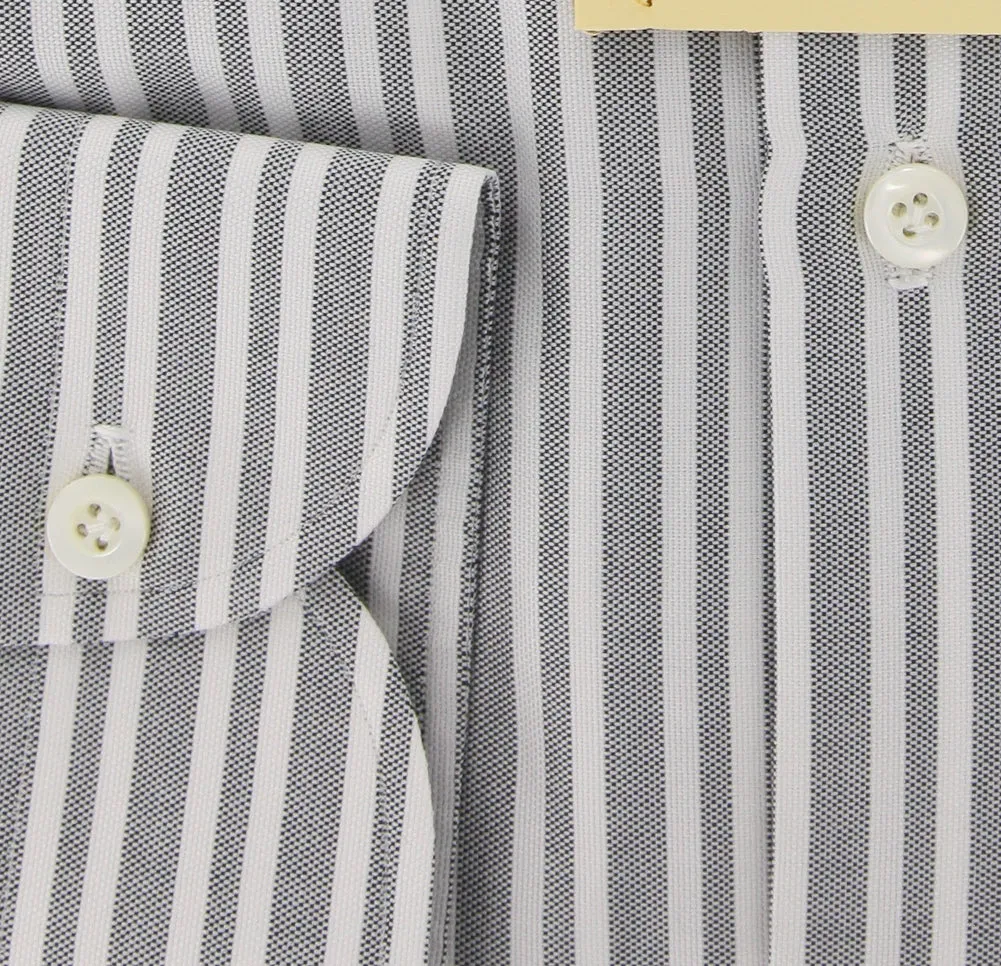 Luigi Borrelli Light Gray Shirt - 15 US / 38 EU