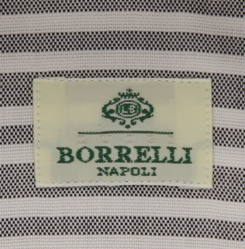 Luigi Borrelli Light Gray Shirt - 15 US / 38 EU