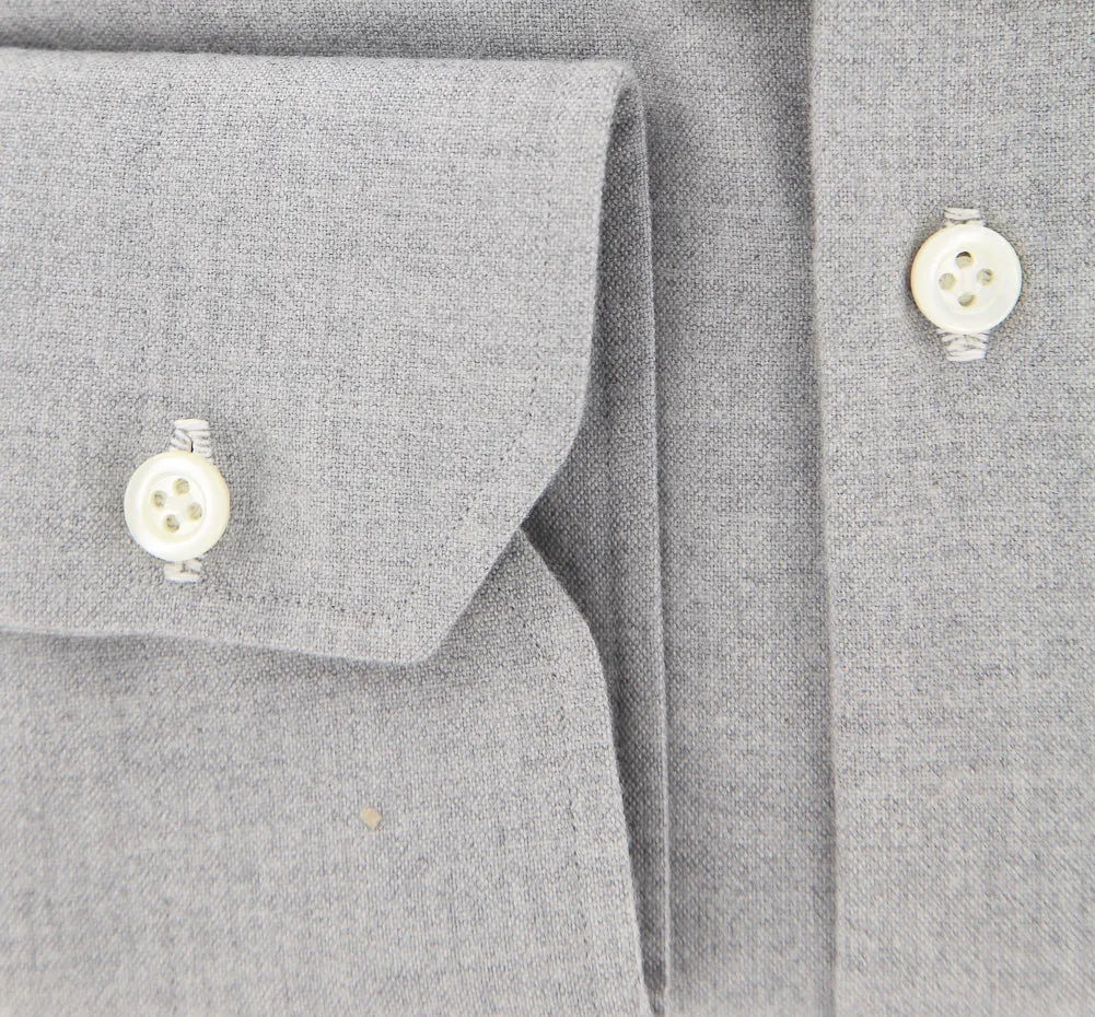 Luigi Borrelli Light Gray Shirt - 15.75 US / 40 EU