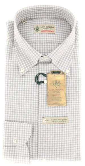 Luigi Borrelli Light Gray Shirt - 15.75 US / 40 EU
