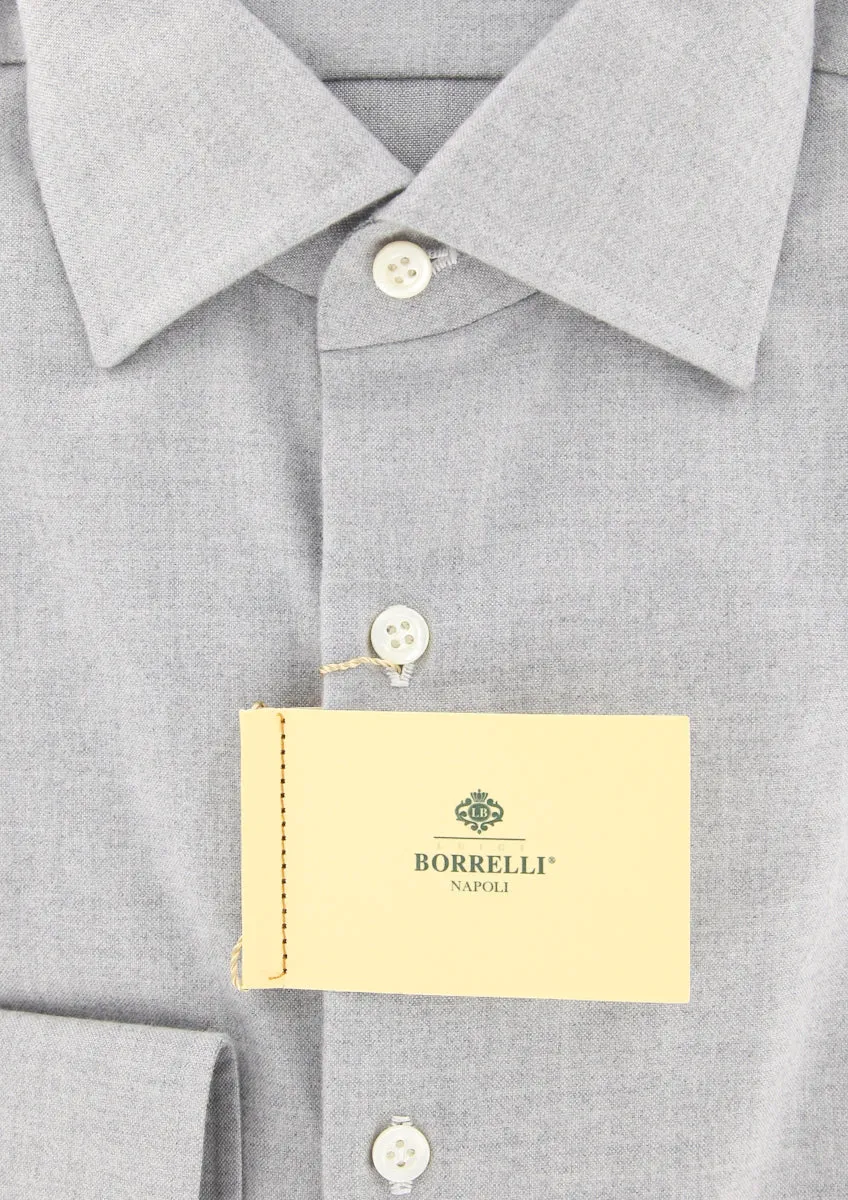 Luigi Borrelli Light Gray Shirt - 15.75 US / 40 EU