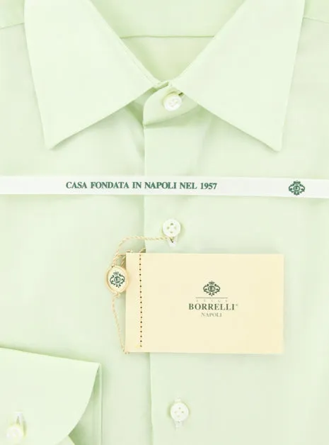 Luigi Borrelli Light Green Shirt - Slim