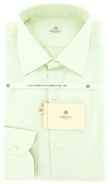 Luigi Borrelli Light Green Shirt - Slim