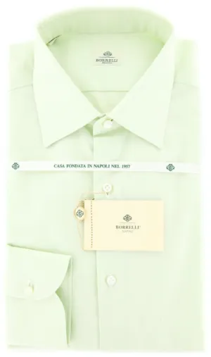 Luigi Borrelli Light Green Shirt - Slim