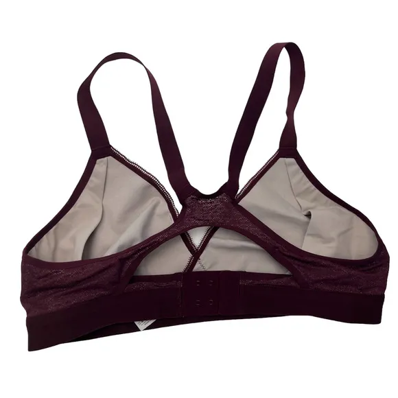 Lululemon Awake to Lace Bra Garnet / Barely Beige 34C