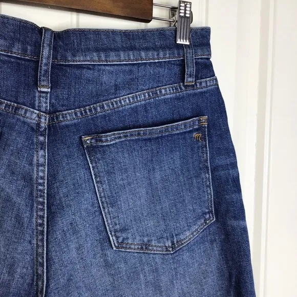 Madewell High-Rise Denim Shorts in Glenoaks Wash: Cutoff Edition Size 28.