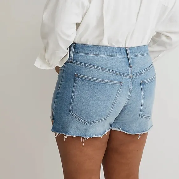 Madewell The Perfect Jean Short Side Slit Edition size 32
