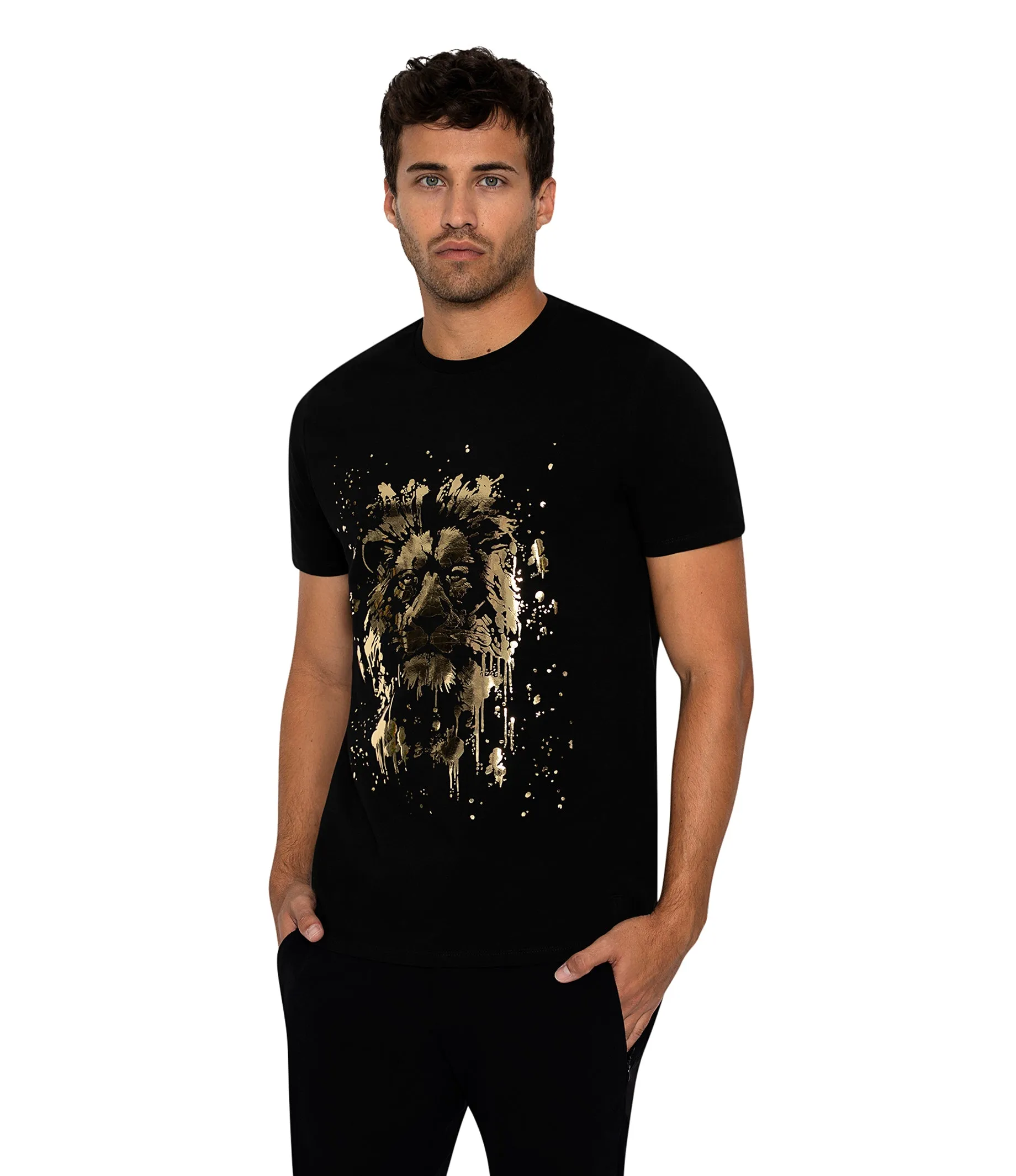 MAJESTIC BLACK T-SHIRT