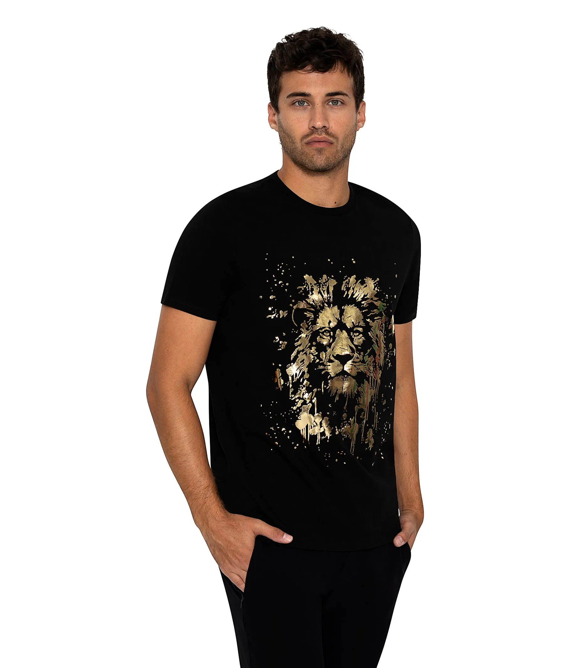 MAJESTIC BLACK T-SHIRT