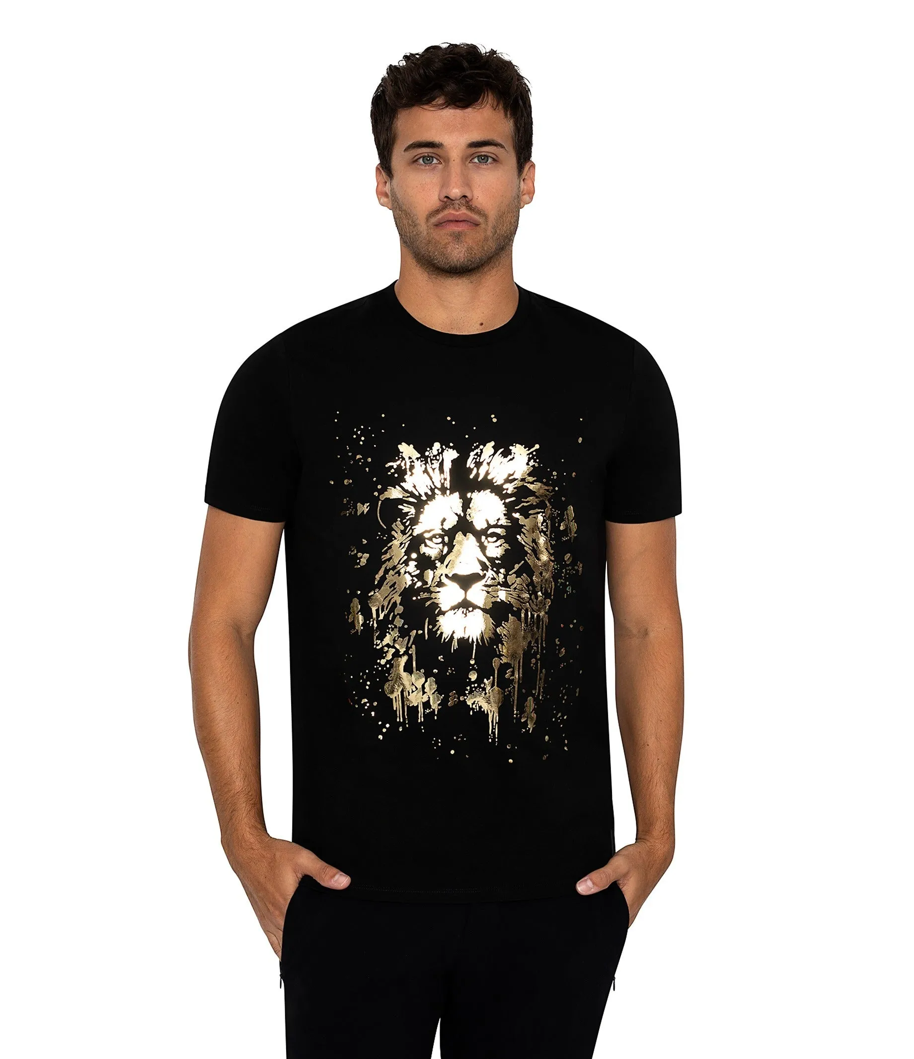 MAJESTIC BLACK T-SHIRT