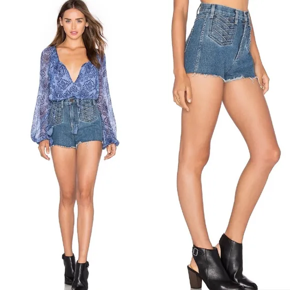 Majorelle Kate Shorts in Vintage Blue