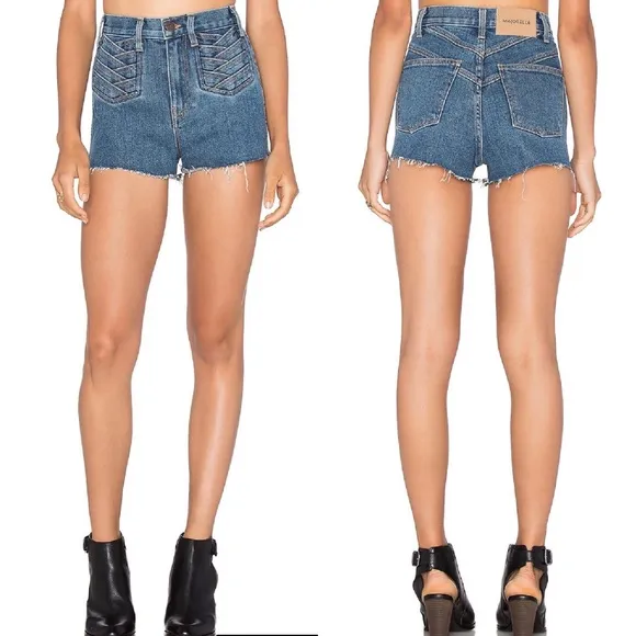 Majorelle Kate Shorts in Vintage Blue
