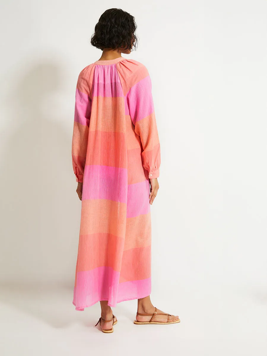 MAKEDA | Button Up Dress