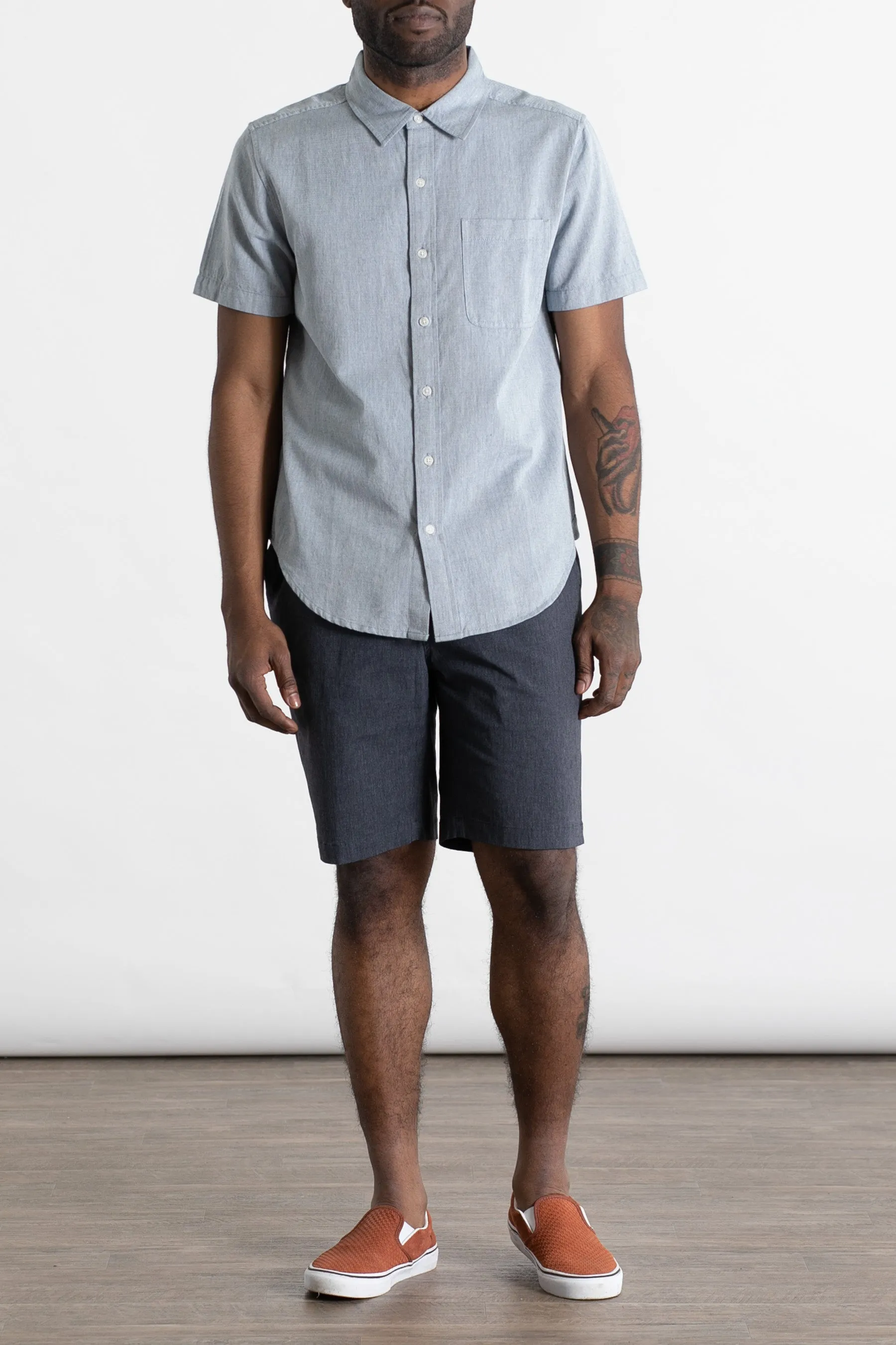 Malcolm Shirt / Light Surf
