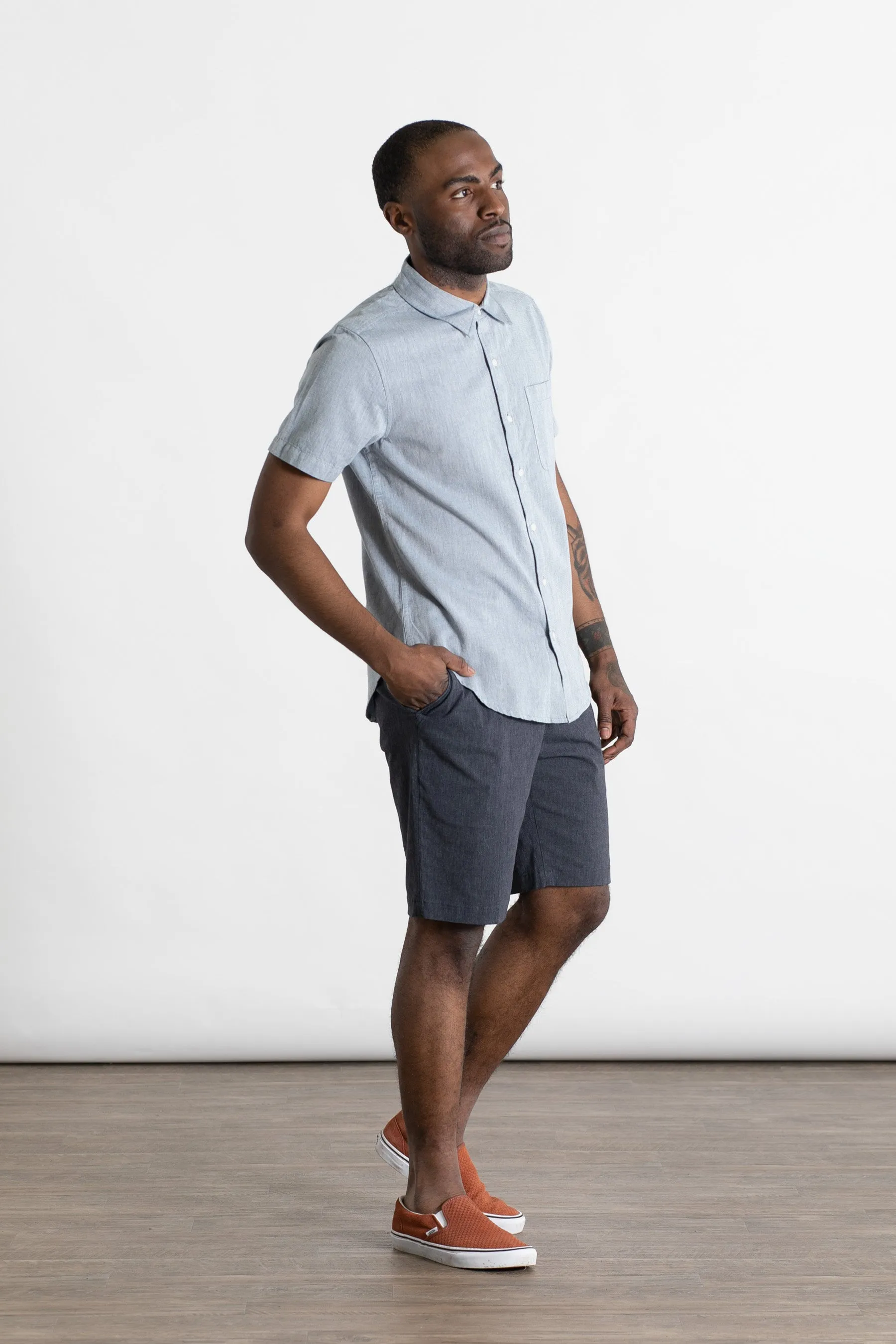 Malcolm Shirt / Light Surf