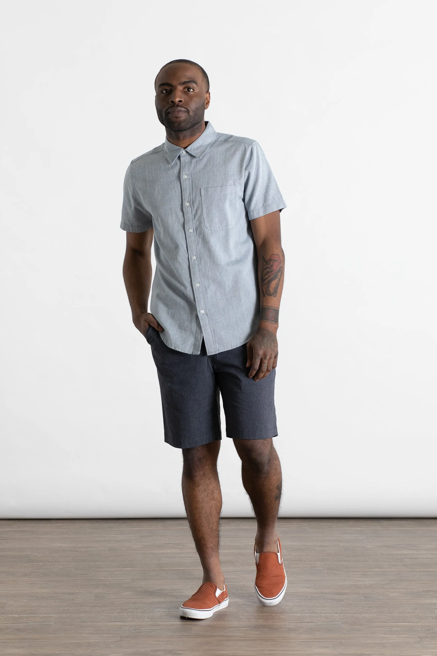 Malcolm Shirt / Light Surf