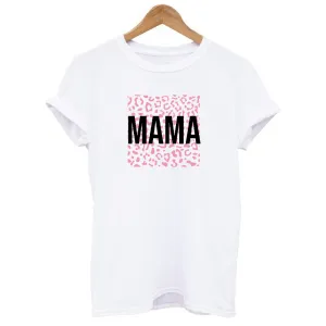 Mama Leopard Design T-shirt