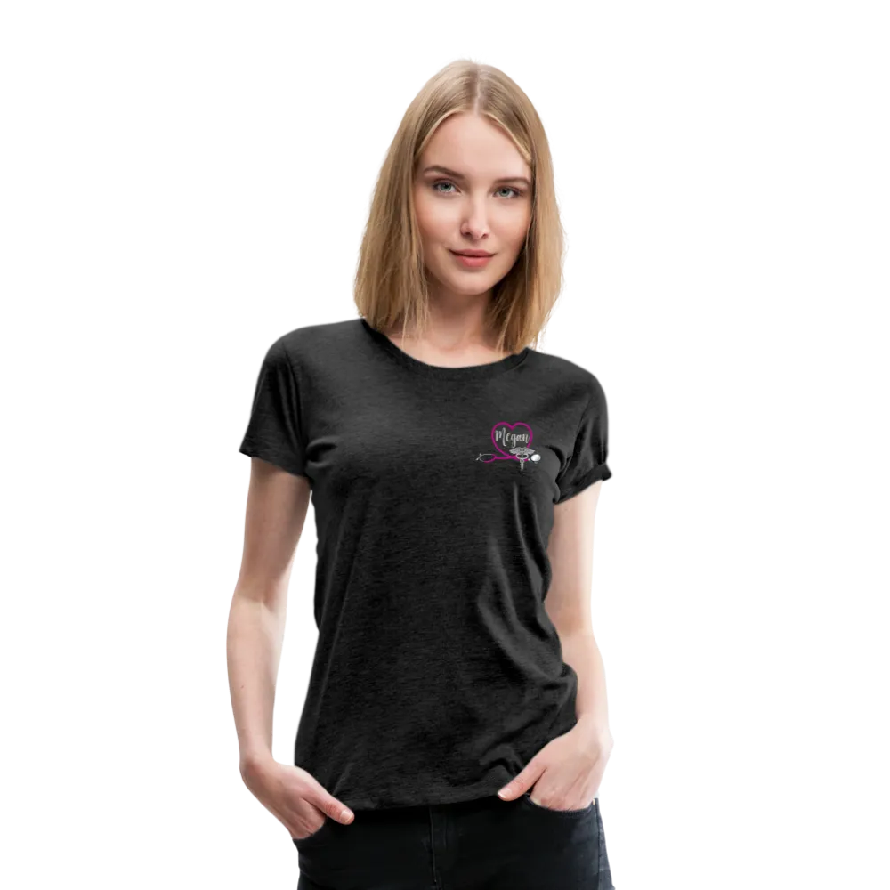 Megan Emergency Nurse Flag Women’s Premium T-Shirt