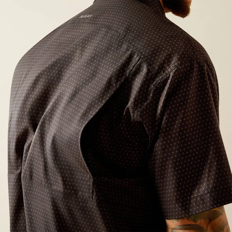 Men's Ariat VentTEK Classic Fit Shirt - Black Print