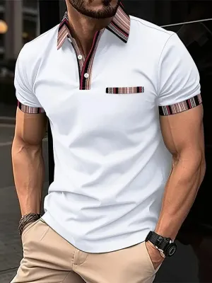 Men's Daniel Breathable Regular Fit Striped Collar Shirt