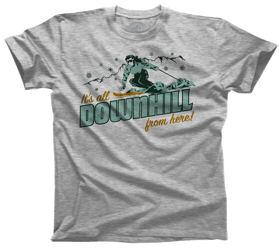 Men's It's All Downhill From Here T-Shirt