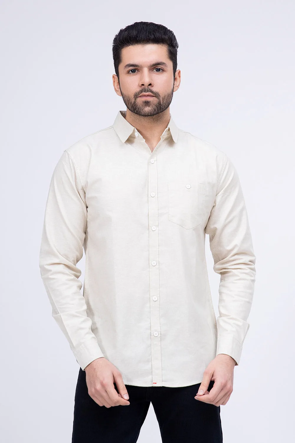 Men’s "HART" Casual Shirt in Light Grey