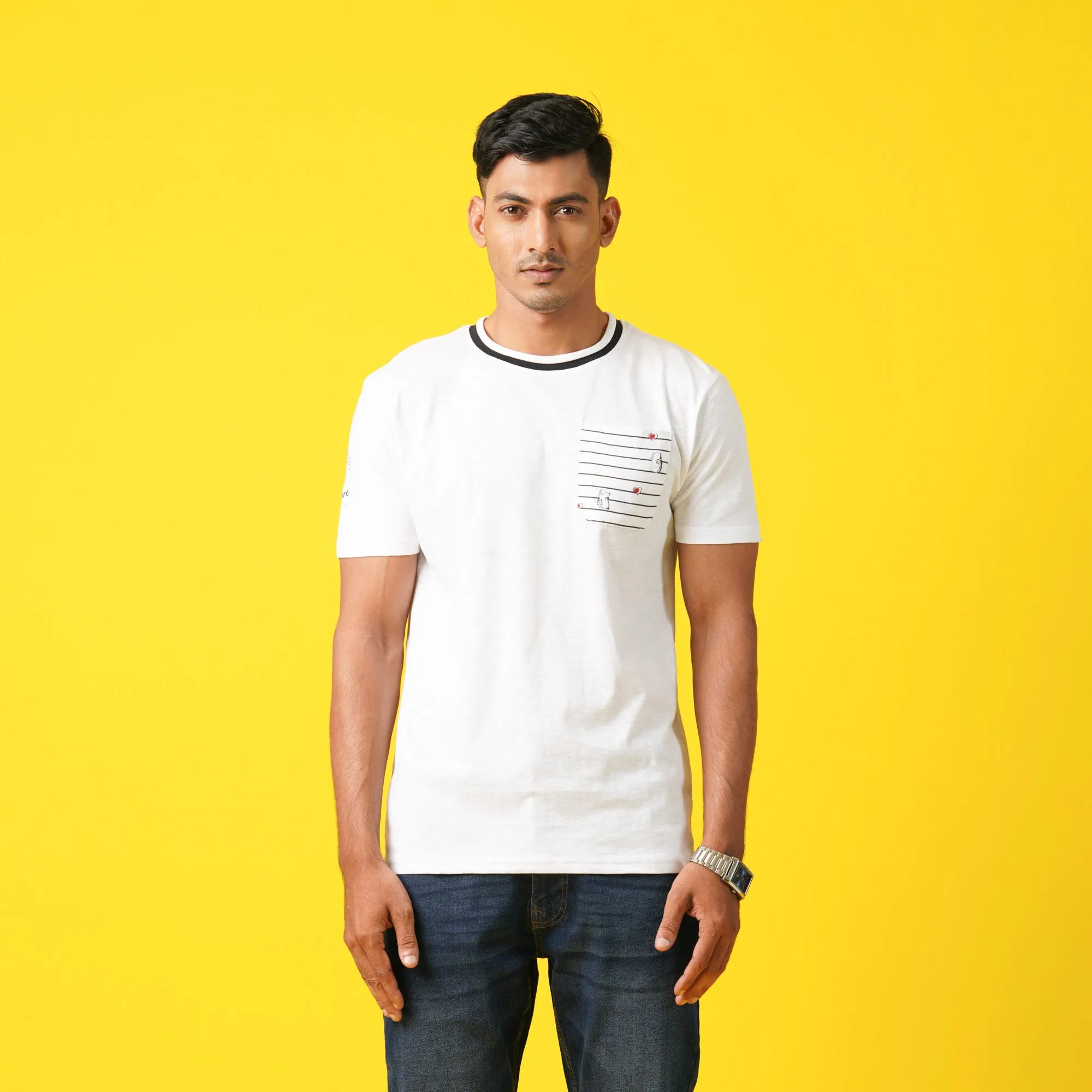Mens White T-Shirt