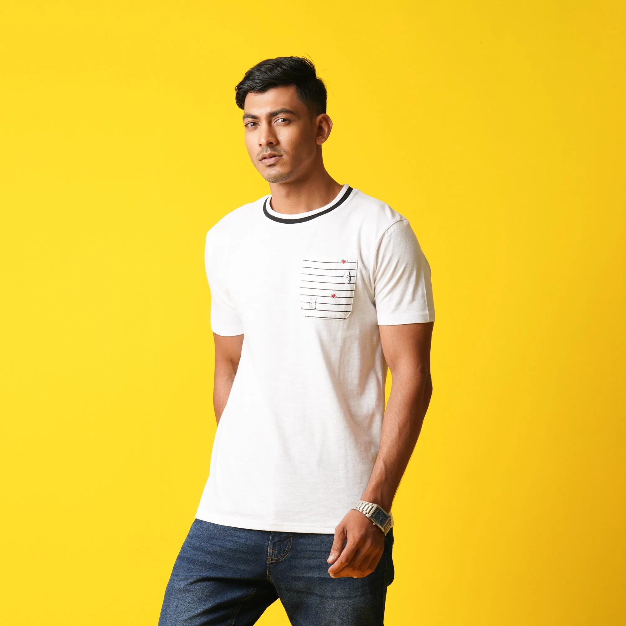 Mens White T-Shirt