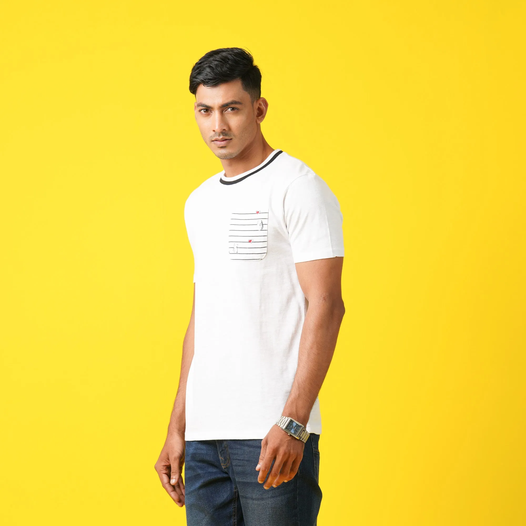 Mens White T-Shirt