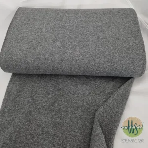 Mid Grey Marl - Rib