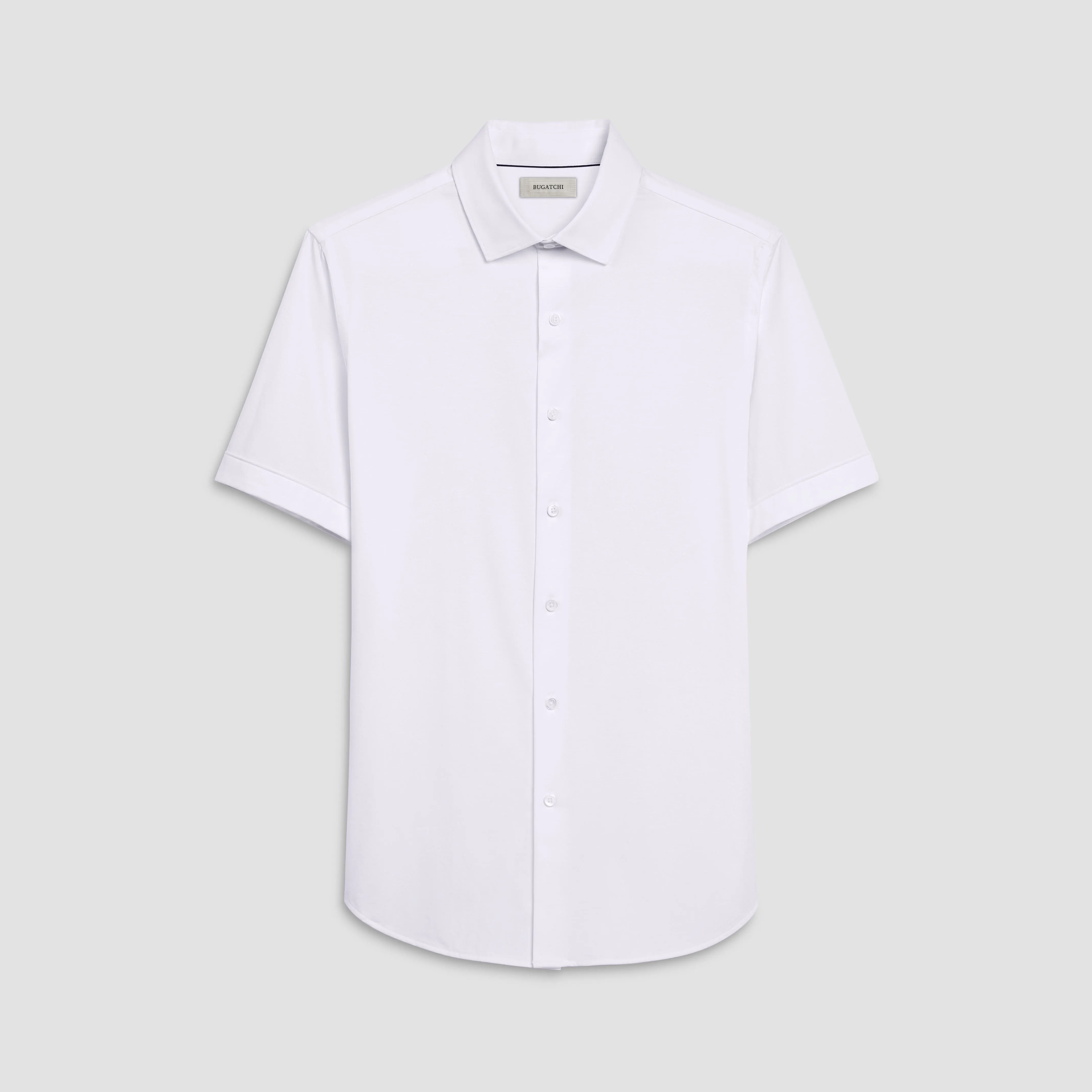 Miles Solid OoohCotton Short Sleeve Shirt