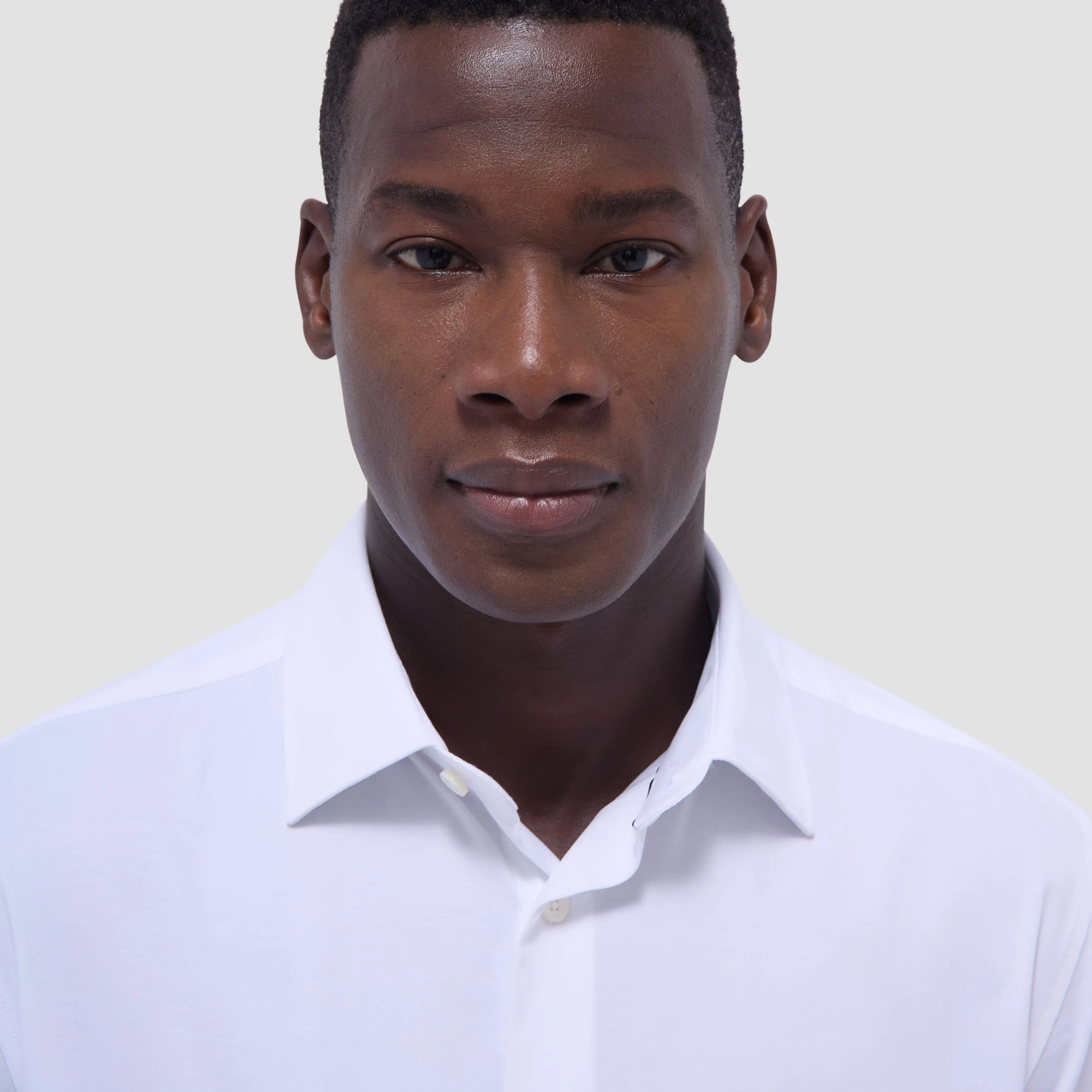 Miles Solid OoohCotton Short Sleeve Shirt