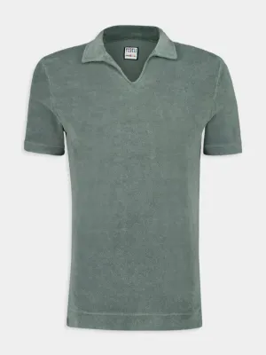Military Peter Terry Light Dusty Short Sleeve Polo
