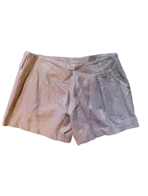 Mini lamè shorts