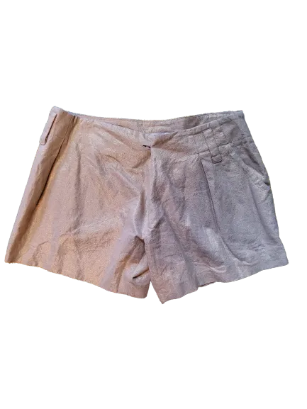 Mini lamè shorts