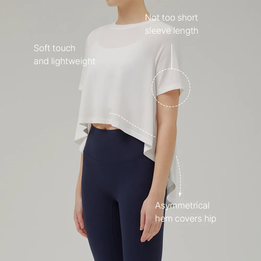 Modal Sustainable Drape Short Sleeve