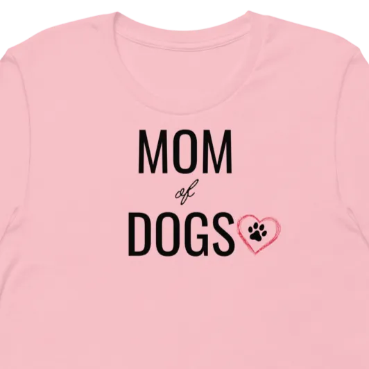 Mom of Dogs T-Shirts - Light