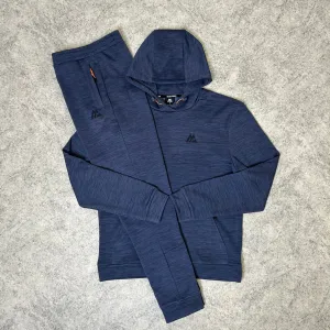 Montirex Rapid Fleece Tracksuit - Navy/Orange