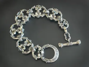 Mortis Ores Floral Ornament Bracelet
