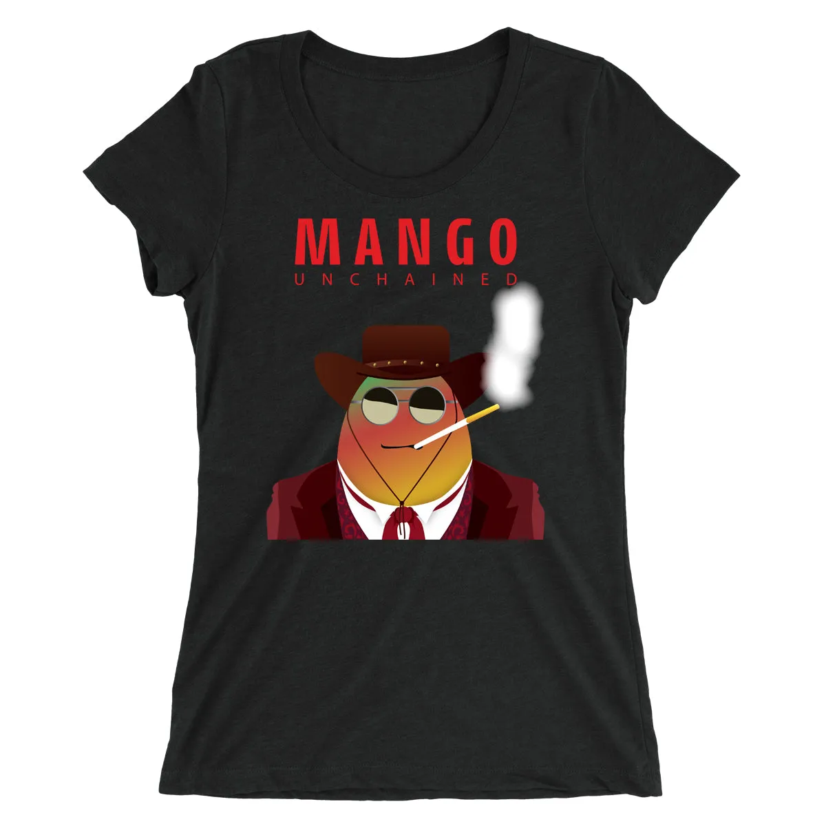 Movie The Food™ "Mango Unchained" Women's T-Shirt