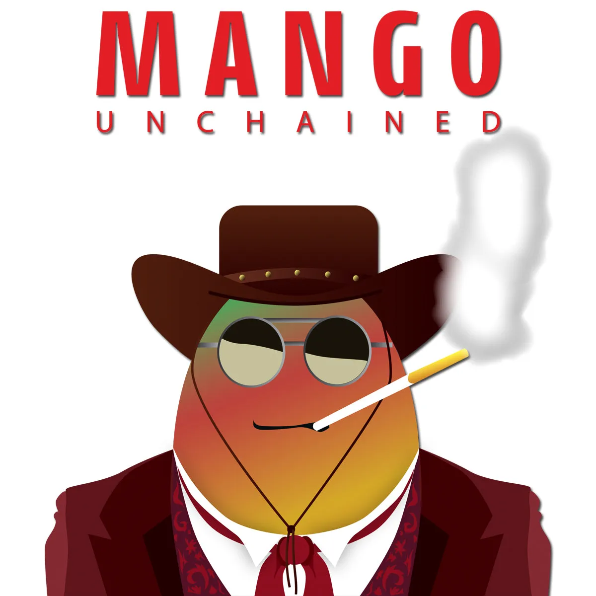 Movie The Food™ "Mango Unchained" Women's T-Shirt