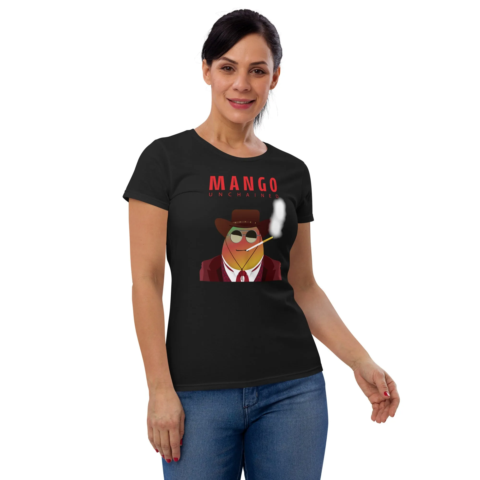 Movie The Food™ "Mango Unchained" Women's T-Shirt