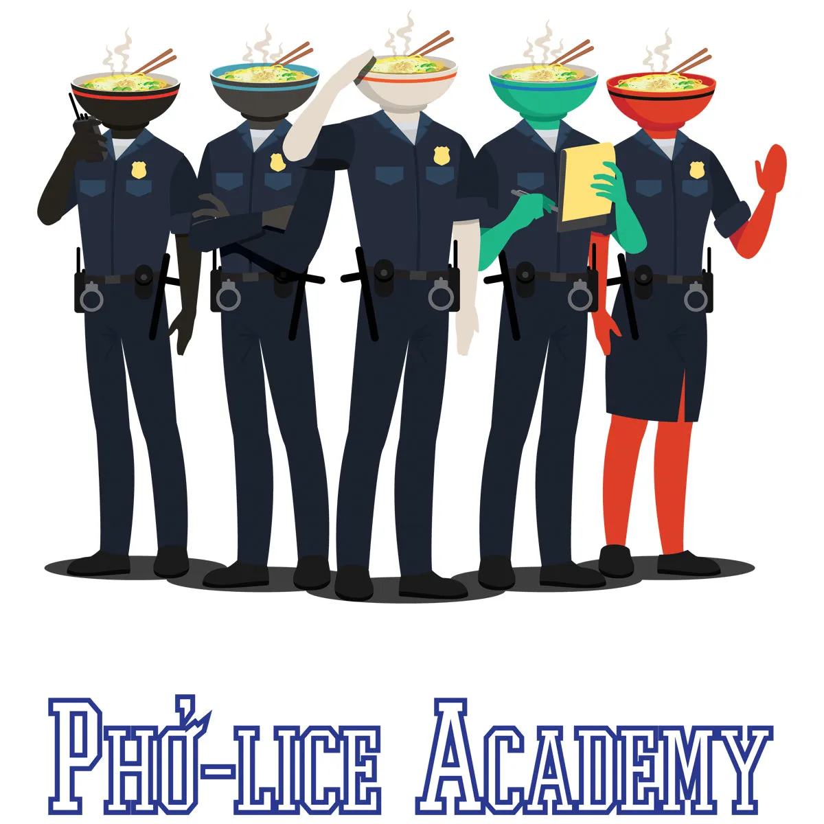 Movie The Food™ "Pho-lice Academy" Women's T-Shirt