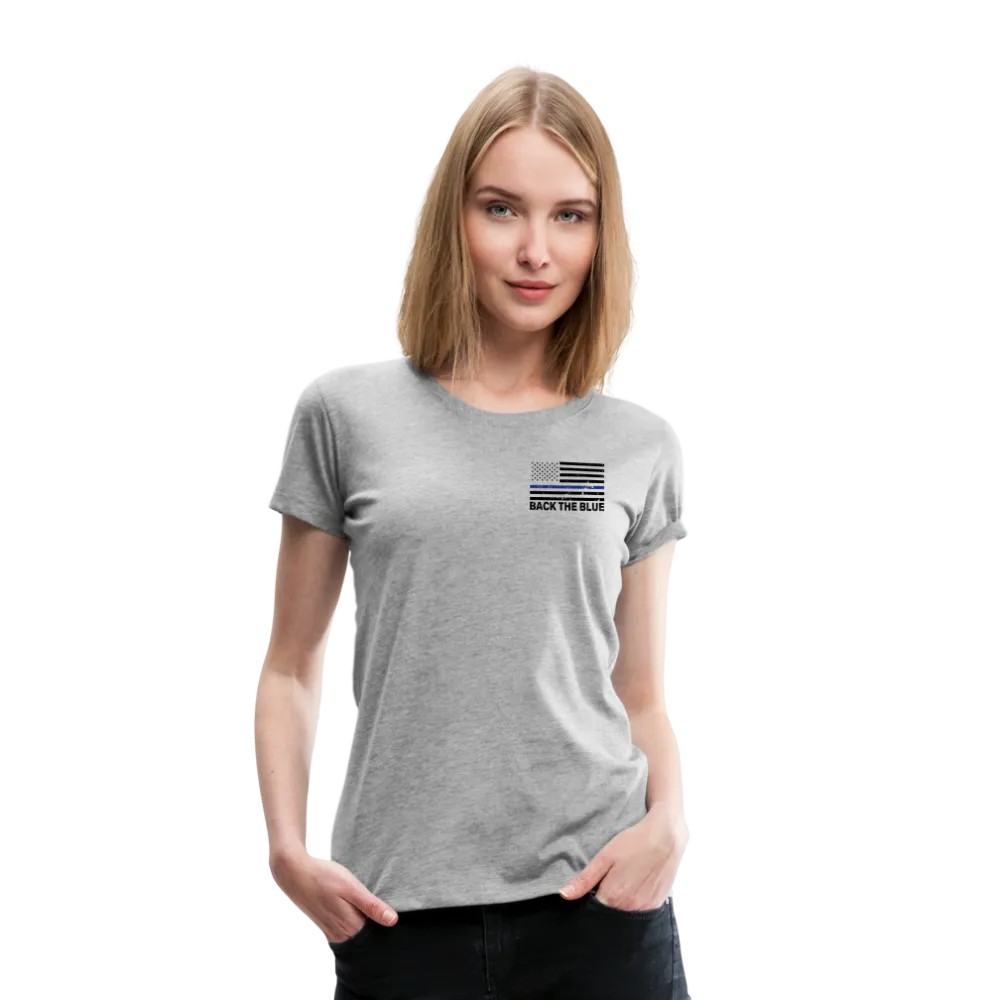 My Favorite Police Officer Calls Me Mom Women’s Premium T-Shirt (CK4138) Female officer