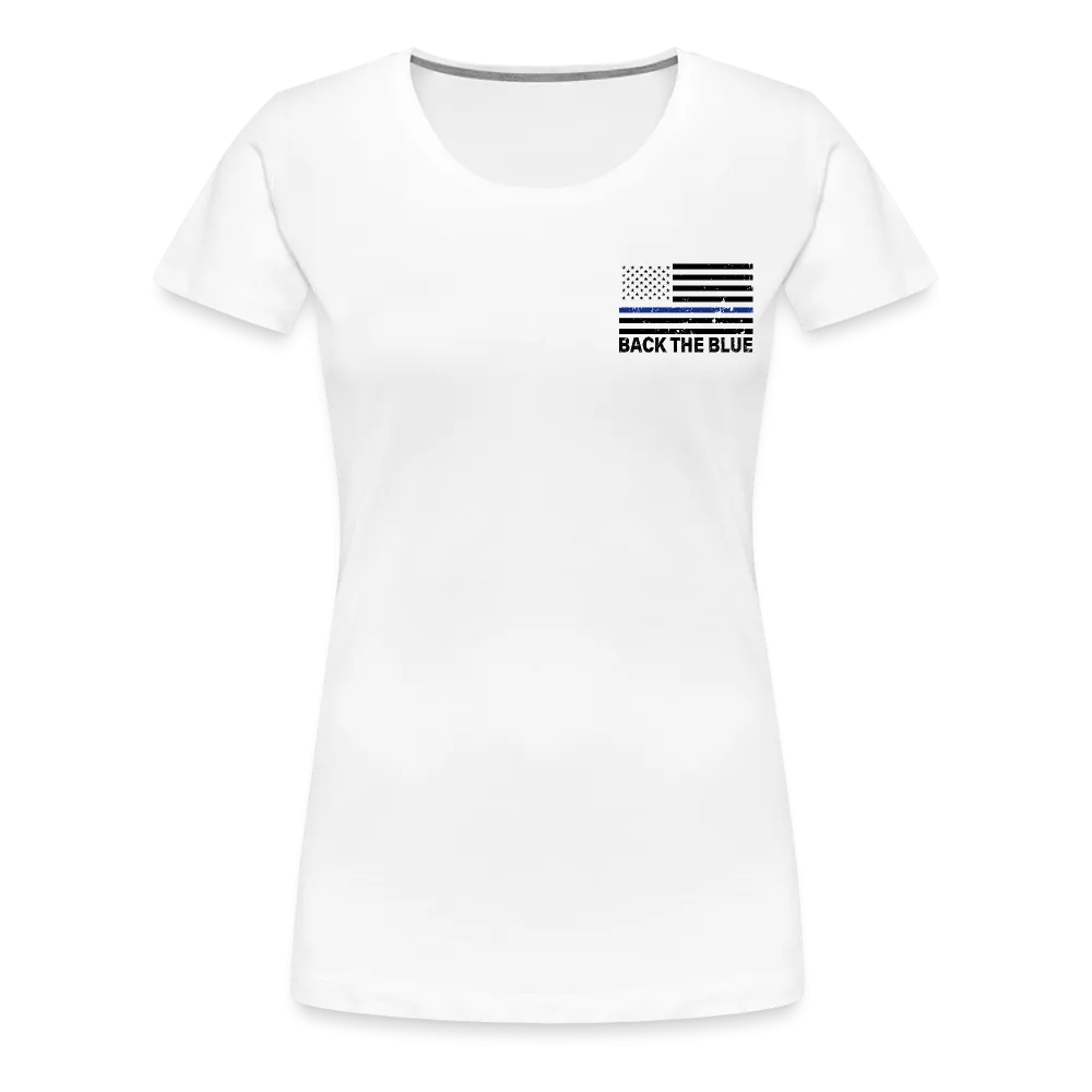 My Favorite Police Officer Calls Me Mom Women’s Premium T-Shirt (CK4138) Female officer