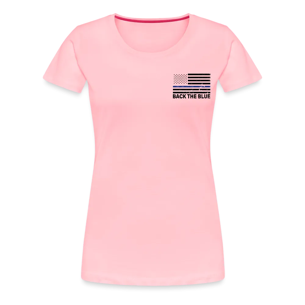 My Favorite Police Officer Calls Me Mom Women’s Premium T-Shirt (CK4138) Female officer